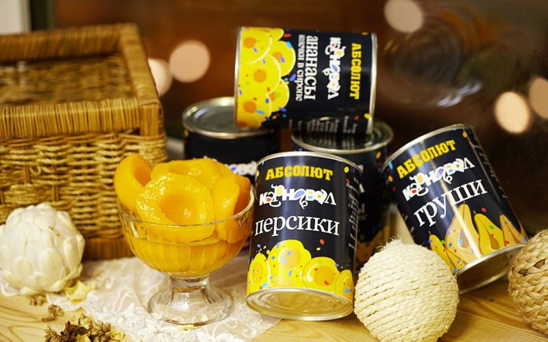 консерв фрукты